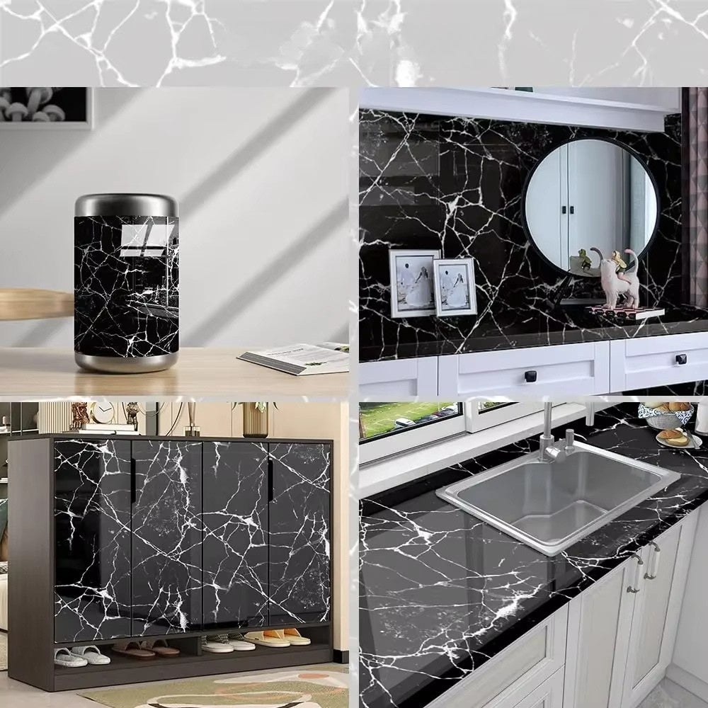 PEEL-&-STICK Marmortäckfilm