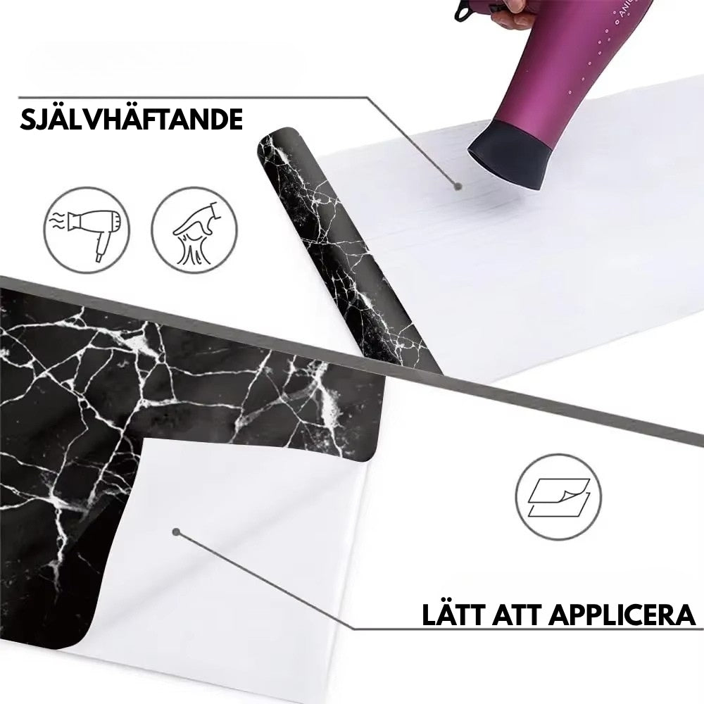 PEEL-&-STICK Marmortäckfilm